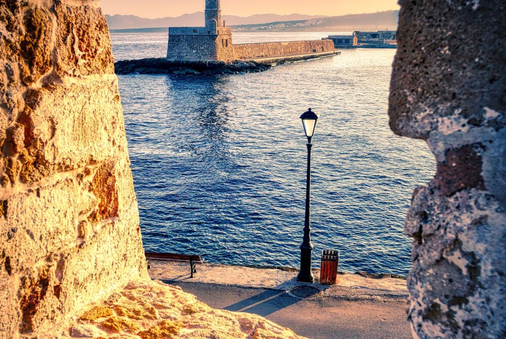 Venetian Harbour Chania crete
